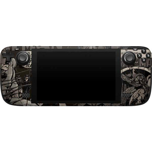 DC Comics Catwoman Vintage Action Pose Pattern Steam Deck Handheld Gaming Computer Skin