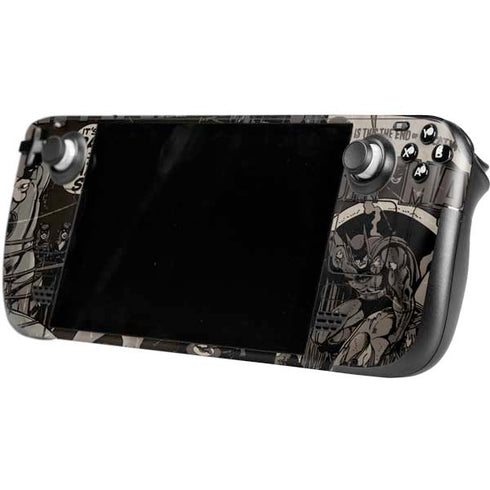 DC Comics Catwoman Vintage Action Pose Pattern Steam Deck Handheld Gaming Computer Skin