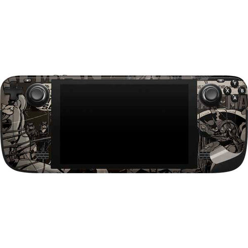 DC Comics Catwoman Vintage Action Pose Pattern Steam Deck Handheld Gaming Computer Skin
