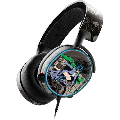 DC Comics Catwoman Vintage Action Pose Pattern SteelSeries Arctis 3 Skin