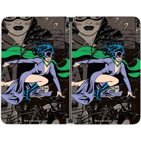 DC Comics Catwoman Vintage Action Pose Pattern Surface Duo Skin