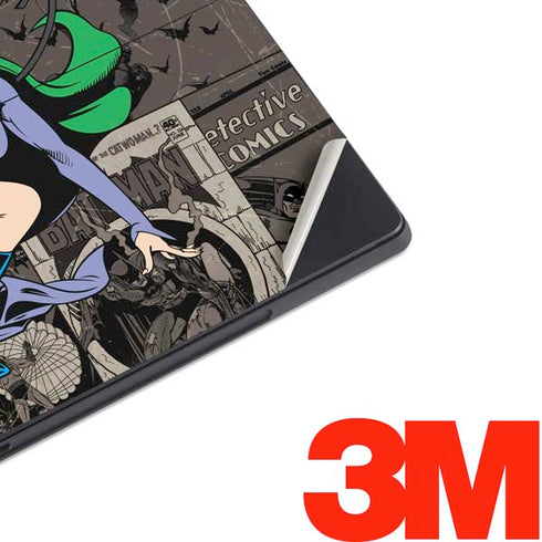 DC Comics Catwoman Vintage Action Pose Pattern Surface Pro 7 Skin