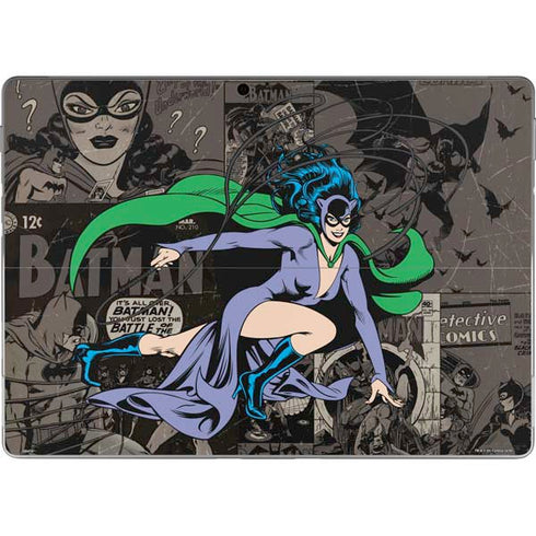 DC Comics Catwoman Vintage Action Pose Pattern Surface Pro 8 Skin