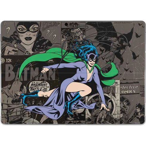 DC Comics Catwoman Vintage Action Pose Pattern Surface Pro 9 Skin