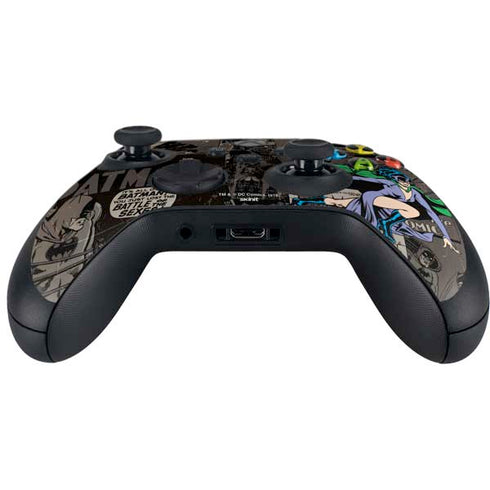 DC Comics Catwoman Vintage Action Pose Pattern Xbox Series X Controller Skin