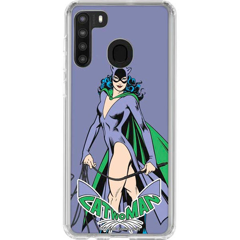 DC Comics Batman Catwoman Classic Art Pose Galaxy A21 Clear Case