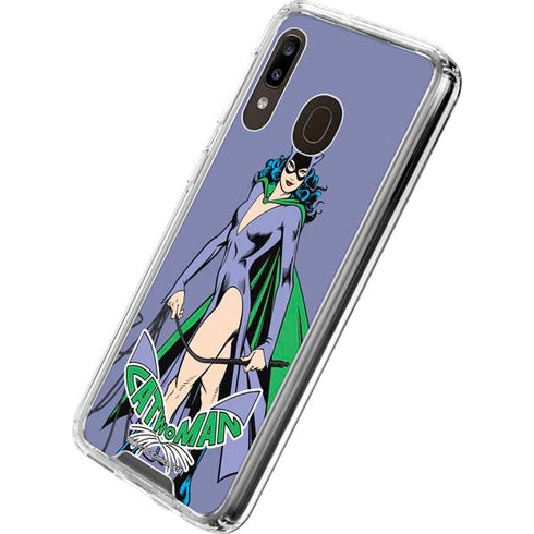 DC Comics Batman Catwoman Classic Art Pose Galaxy A30 Clear Case