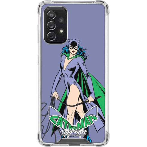 DC Comics Batman Catwoman Classic Art Pose Galaxy A72 5G Clear Case