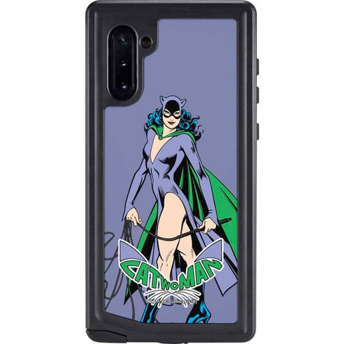 DC Comics Batman Catwoman Classic Art Pose Galaxy Note 10 Waterproof Case