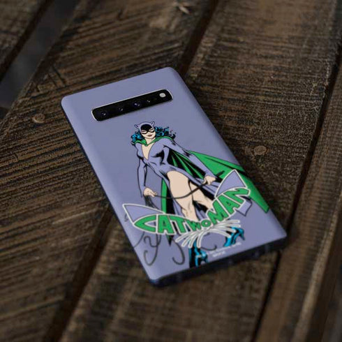 DC Comics Batman Catwoman Classic Art Pose Galaxy S10 Plus Skin