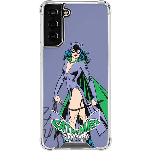 DC Comics Batman Catwoman Classic Art Pose Galaxy S21 FE Clear Case