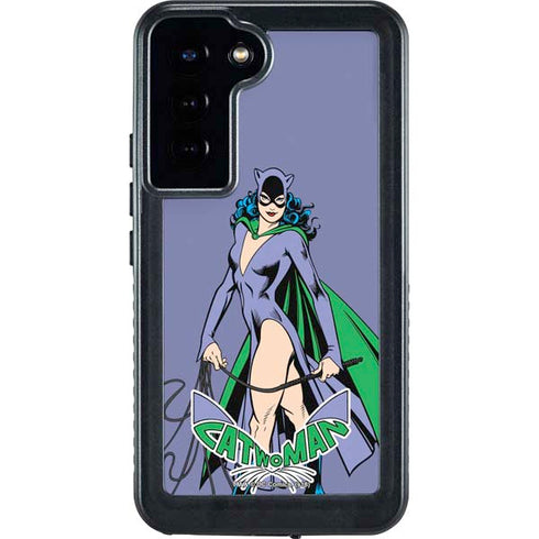 DC Comics Batman Catwoman Classic Art Pose Galaxy S23 Plus Waterproof Case