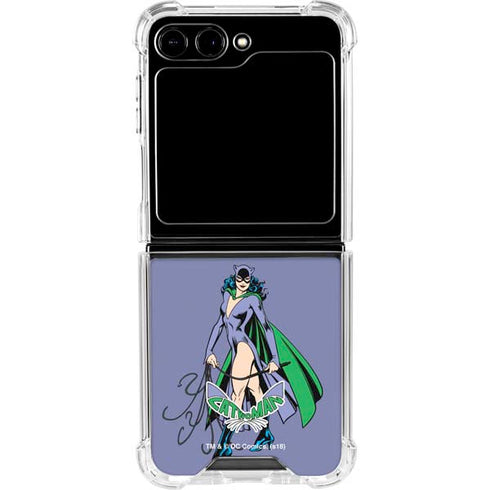 DC Comics Batman Catwoman Classic Art Pose Galaxy Z Flip5 5G Clear Case