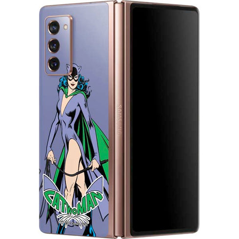DC Comics Batman Catwoman Classic Art Pose Galaxy Z Fold2 5G Skin