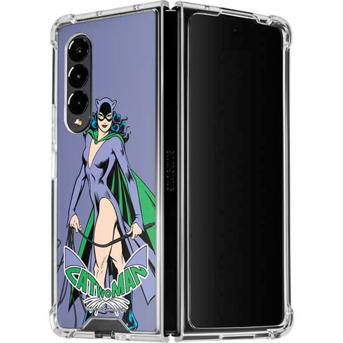 DC Comics Batman Catwoman Classic Art Pose Galaxy Z Fold4 5G Clear Case