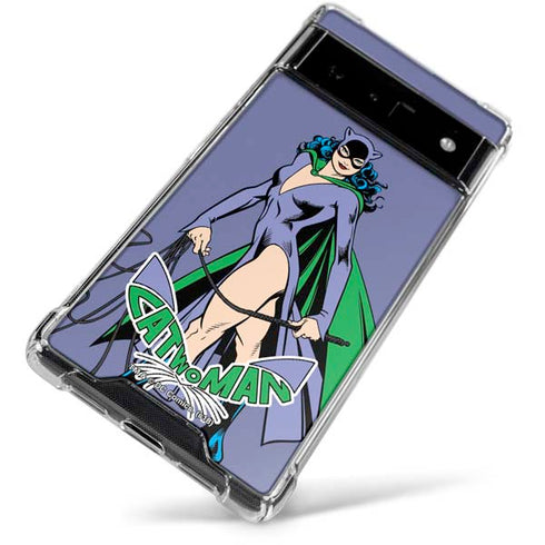 DC Comics Batman Catwoman Classic Art Pose Google Pixel 6 Clear Case