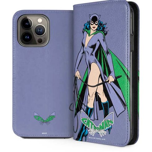 DC Comics Batman Catwoman Classic Art Pose iPhone 13 Pro Max Folio Case