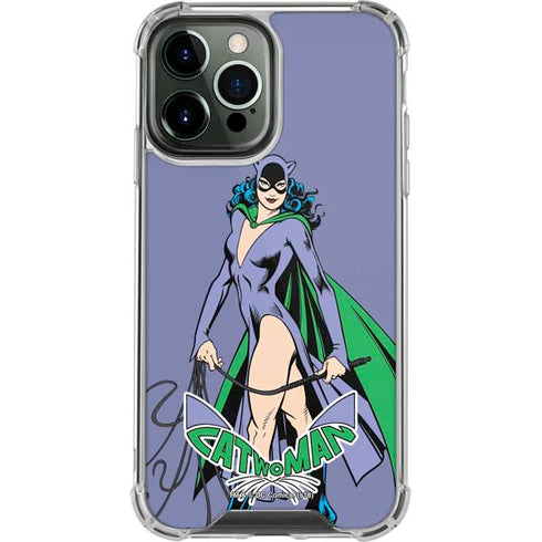 DC Comics Batman Catwoman Classic Art Pose iPhone 14 Pro Max Clear Case