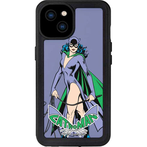DC Comics Batman Catwoman Classic Art Pose iPhone 15 Plus Waterproof Case