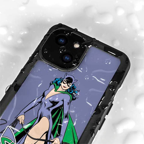 DC Comics Batman Catwoman Classic Art Pose iPhone 15 Waterproof Case