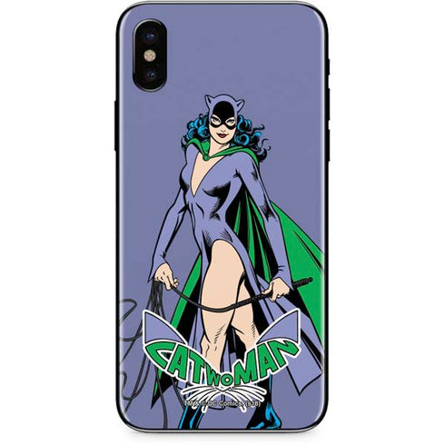 DC Comics Batman Catwoman Classic Art Pose iPhone XS Skin