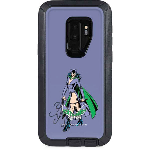 DC Comics Batman Catwoman Classic Art Pose Otterbox Defender Galaxy Skin