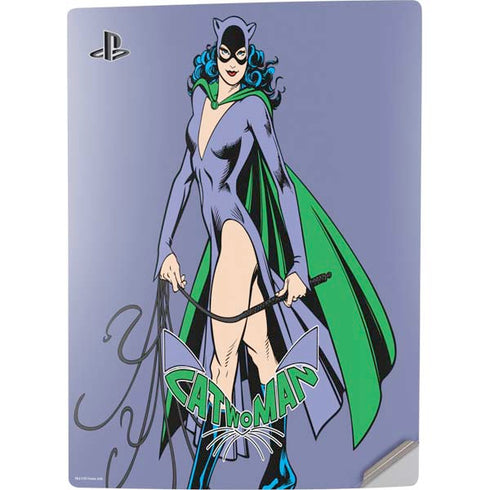 DC Comics Batman Catwoman Classic Art Pose PS5 Digital Edition Console Skin