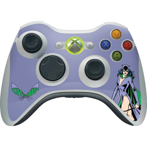 DC Comics Batman Catwoman Classic Art Pose Xbox 360 Wireless Controller Skin