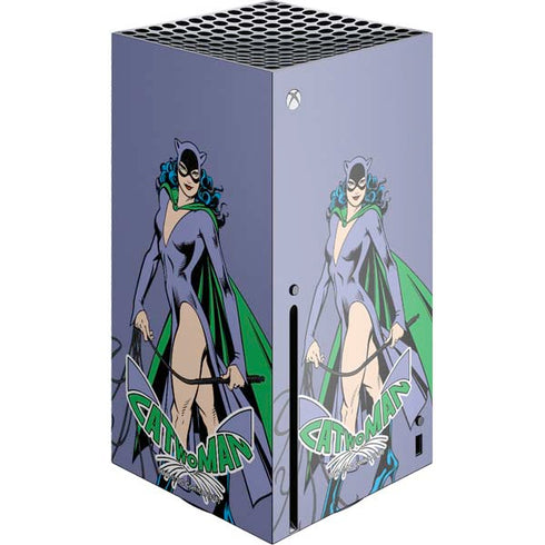 DC Comics Batman Catwoman Classic Art Pose Xbox Series X Console Skin