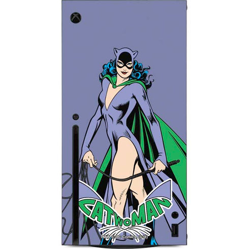 DC Comics Batman Catwoman Classic Art Pose Xbox Series X Console Skin