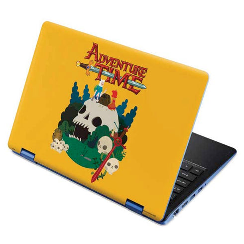 Adult Swim Adventure Time Cave Of Skulls Aspire R11 11.6in Skin