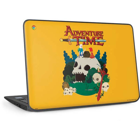 Adult Swim Adventure Time Cave Of Skulls HP Chromebook Skin