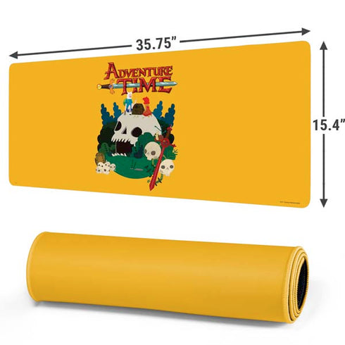 Adult Swim Adventure Time Cave Of Skulls Gaming Mouse Pad