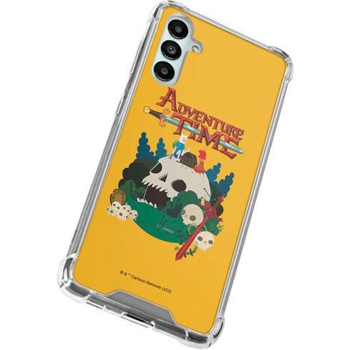 Adult Swim Adventure Time Cave Of Skulls Galaxy A14 5G Clear Case