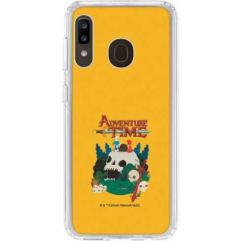 Adult Swim Adventure Time Cave Of Skulls Galaxy A20 Clear Case