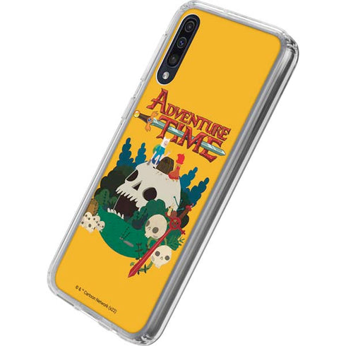 Adult Swim Adventure Time Cave Of Skulls Galaxy A50 Clear Case