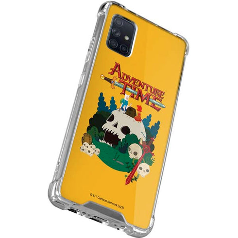 Adult Swim Adventure Time Cave Of Skulls Galaxy A51 5G Clear Case
