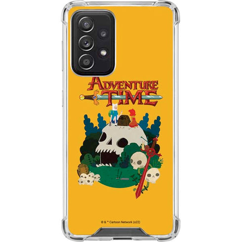 Adult Swim Adventure Time Cave Of Skulls Galaxy A52 5G Clear Case