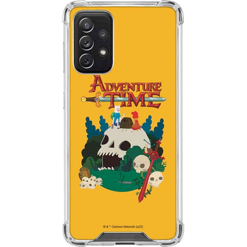 Adult Swim Adventure Time Cave Of Skulls Galaxy A72 5G Clear Case