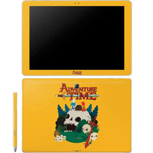 Adult Swim Adventure Time Cave Of Skulls Galaxy Book 12in Skin