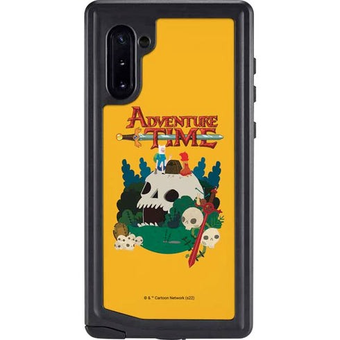 Adult Swim Adventure Time Cave Of Skulls Galaxy Note 10 Waterproof Case
