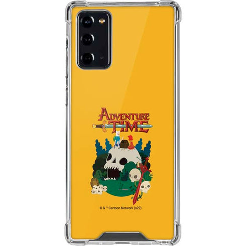 Adult Swim Adventure Time Cave Of Skulls Galaxy Note20 5G Clear Case