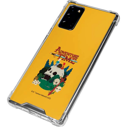 Adult Swim Adventure Time Cave Of Skulls Galaxy Note20 5G Clear Case