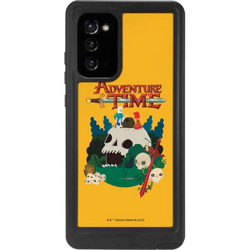 Adult Swim Adventure Time Cave Of Skulls Galaxy Note20 5G Waterproof Case
