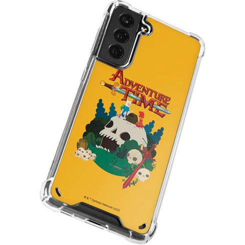 Adult Swim Adventure Time Cave Of Skulls Galaxy S21 5G Clear Case