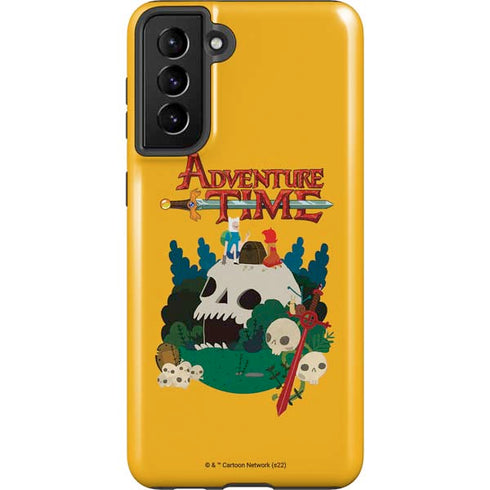 Adult Swim Adventure Time Cave Of Skulls Galaxy S21 FE Pro Case