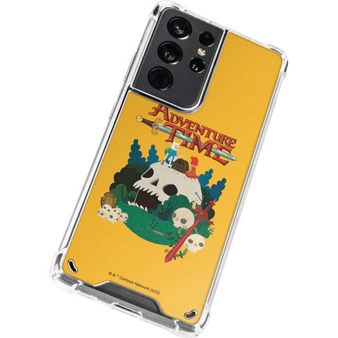Adult Swim Adventure Time Cave Of Skulls Galaxy S21 Ultra 5G Clear Case