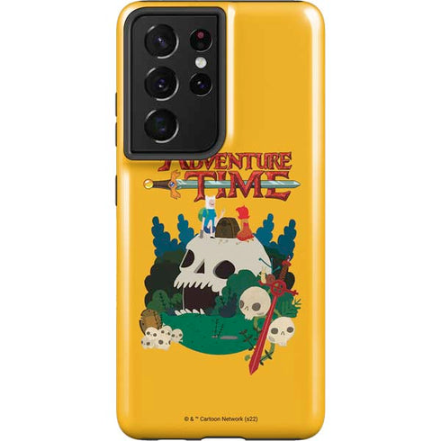 Adult Swim Adventure Time Cave Of Skulls Galaxy S21 Ultra 5G Pro Case