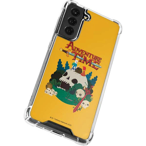 Adult Swim Adventure Time Cave Of Skulls Galaxy S22 Plus Clear Case
