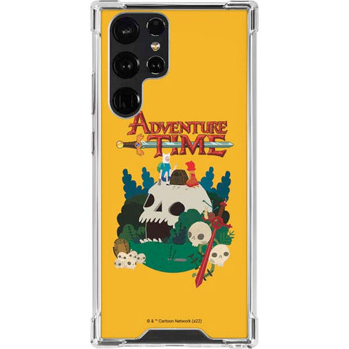 Adult Swim Adventure Time Cave Of Skulls Galaxy S22 Ultra Clear Case